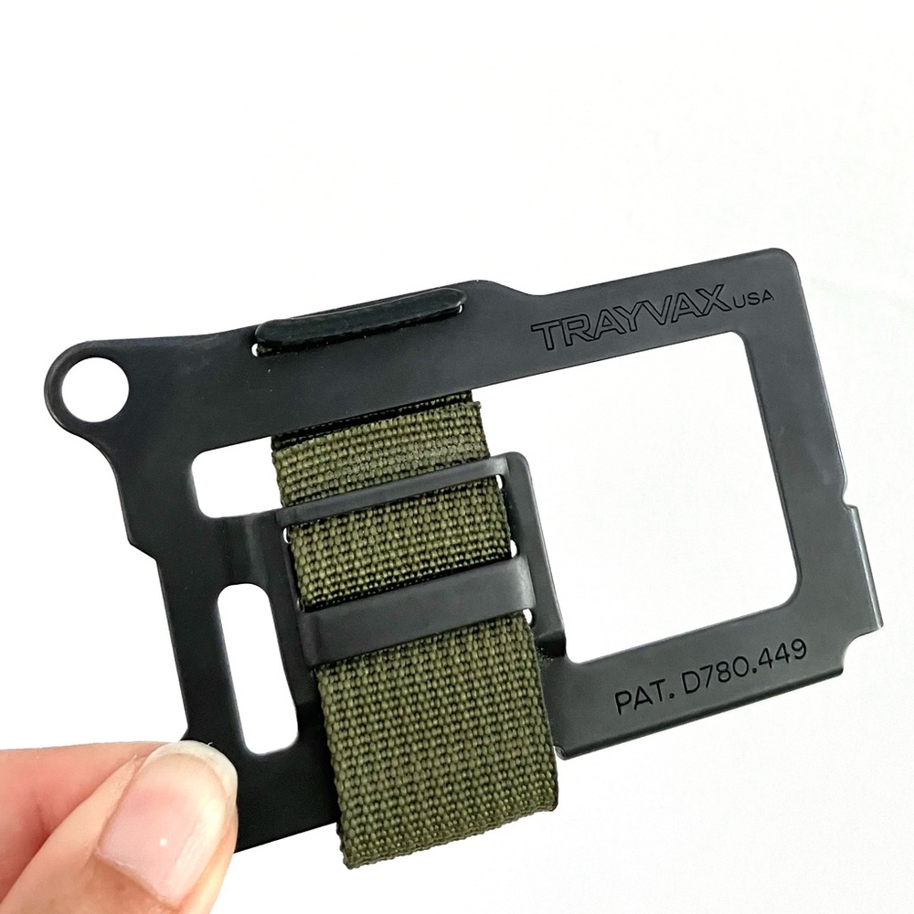 Trayvax Armored Summit RFID blocking minimalist wallet card holder